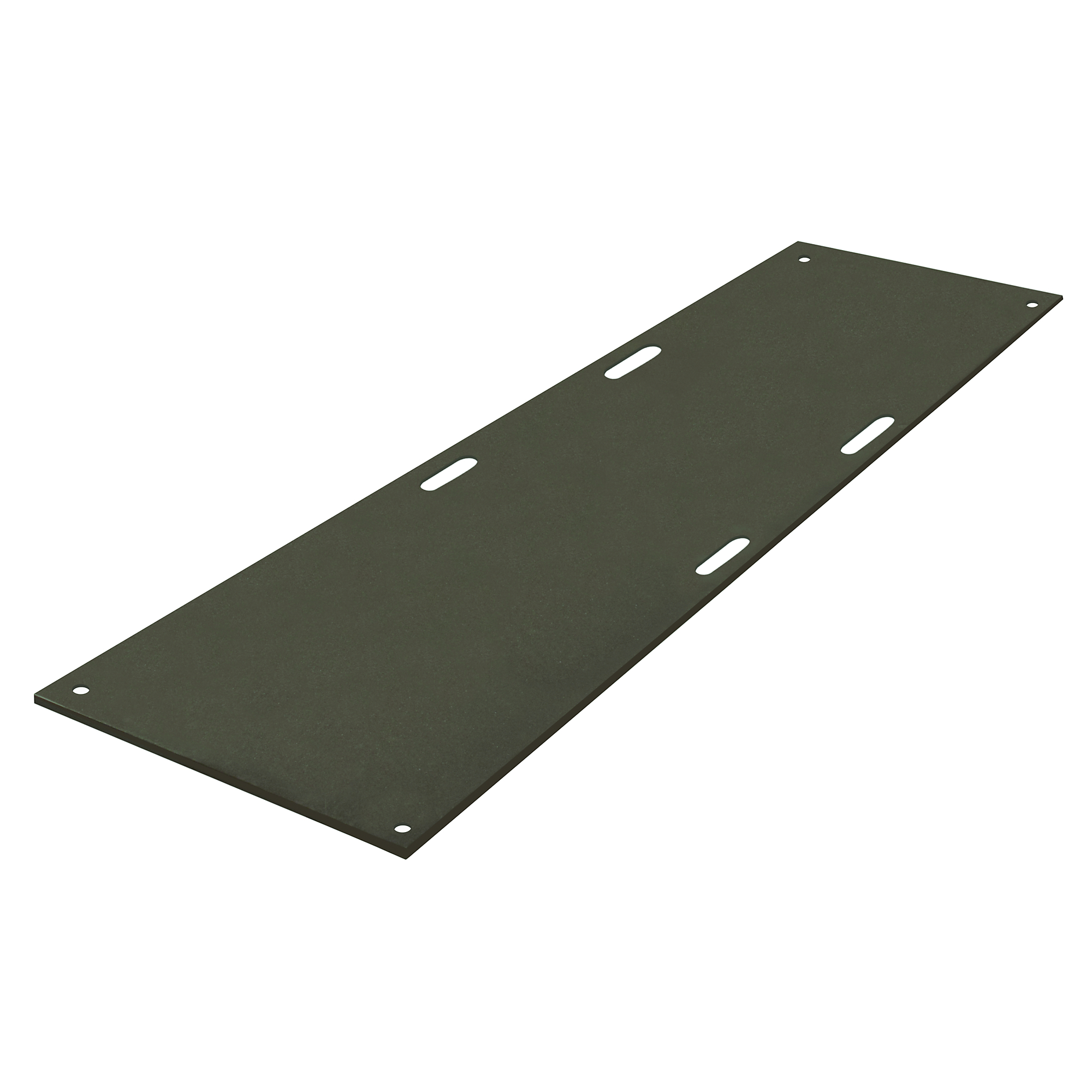 Checkers AlturnaMAT Ground Protection Mat, Black, 8ft.L x 2ft.W, Diamond Tread Plate/Smooth Design, Model# AM28S1HH8